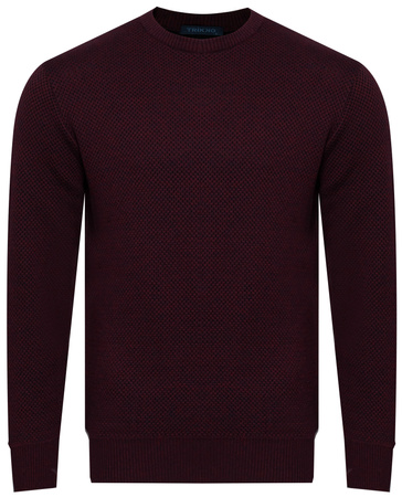 SWETER MĘSKI - 005/BORDO