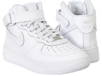 NIKE - BUTY DAMSKIE - AIR FORCE 1 MID EASYON (GS) FN1193-111