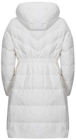 ROMEO GIGLI - PŁASZCZ PUCHOWY DAMSKI Z KAPTUREM - 01W24 G303 / PANNA