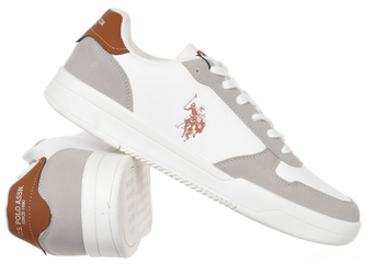 U.S. POLO ASSN. - BUTY MĘSKIE - STEVE004-WHI-CUO01