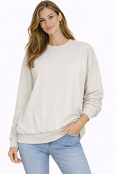 FASHION - BLUZA DAMSKA - ID8869 BEŻOWA