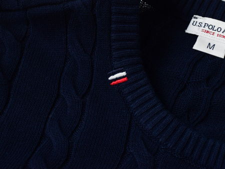 U.S. POLO ASSN. - SWETER MĘSKI BERT 173 67602 53246 179