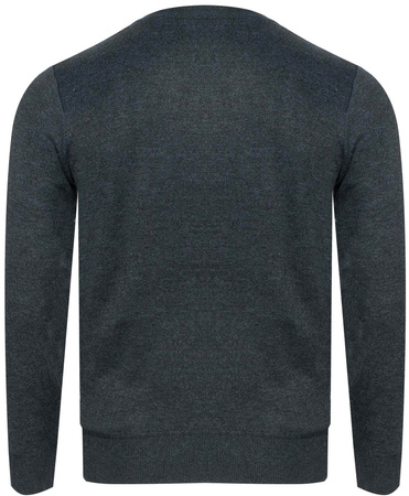 SWETER MĘSKI - N537 CIEMNOSZARY