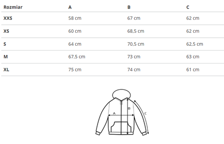 REEBOK - BLUZA DAMSKA ROZPINANA Z KAPTUREM - CL AE LONG FZ HOODIE HG1156 PLUS SIZE
