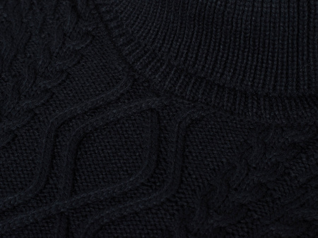 SWETER MĘSKI Z GOLFEM - 3157/GRANATOWY