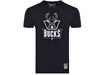 T-shirt Mitchell & Ness MN-NBA-INTL669-MILBUC-WHTBLK