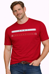 JUMPER - T-SHIRT KOSZULKA MĘSKA - 3033 CZERWONY