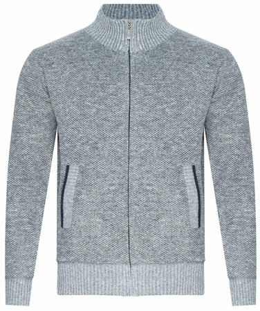 SWETER MĘSKI - S8626/JASNOSZARY