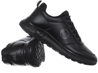 ENRICO COVERI - BUTY MĘSKIE - JUMPER ECS516305/02 TOTAL BLACK