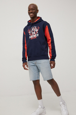 REEBOK - BLUZA MĘSKA Z KAPTIUREM - BB IVERSION FLEECE HOODIE HD9951