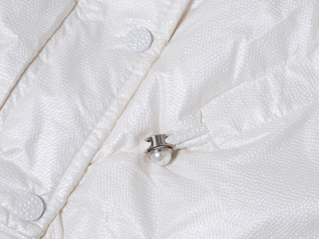 ROMEO GIGLI - KURTKA PUCHOWA DAMSKA Z WYSOKO ZAPINANYM KOŁNIERZEM - 01W24 R04 / PANNA