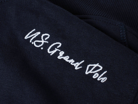 U.S. GRAND POLO EQUIPMENT & APPAREL - BLUZA MĘSKA Z KAPTUREM - HOODIE FULL ZIP US52325M/3922