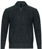 SWETER MĘSKI ROZPINANY - S8627 CIEMNOSZARY