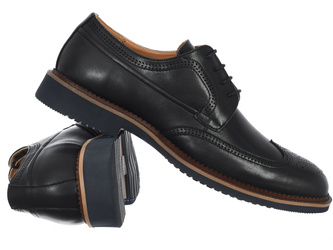 B ORIGINALS - BUTY WIZYTOWE MĘSKIE - HA230834A-2/BLACK