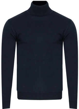 BARTEX - SWETER MĘSKI Z GOLFEM - 1702 GRANAT