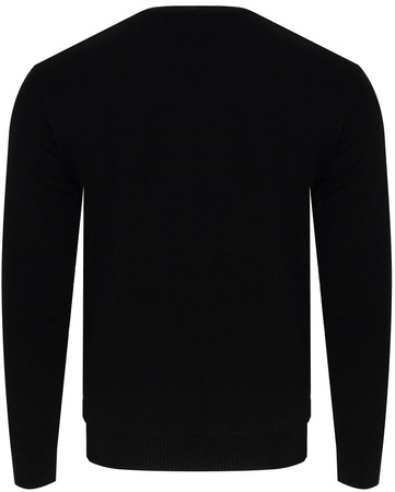 DEVANTI - SWETER MĘSKI - 72150 CZARNY