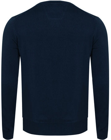 SWETER MĘSKI V-NECK - 201 GRANAT