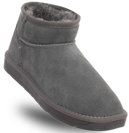 SKÓRZANE BOTKI DAMSKIE - SOLO SOPRANI COUTURE - SCW421P04/23 HUGH LOW SHARK