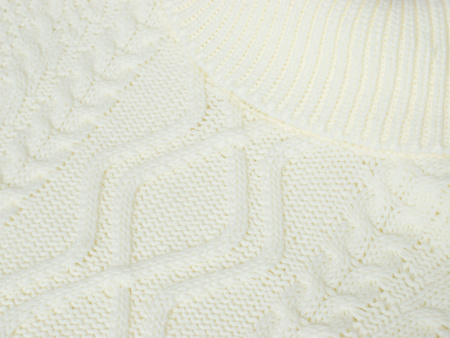 SWETER MĘSKI Z GOLFEM -3157 ECRU