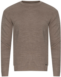 SWETER MĘSKI - 72150 CIEMNOBEŻOWY