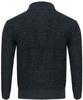 SWETER MĘSKI ROZPINANY - S8627 CIEMNOSZARY