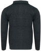 SWETER MĘSKI Z GOLFEM - S8619 CIEMNOSZARY