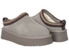 SOLO SOPRANI COUTURE - BUTY DAMSKIE - SSW421P22/52 SABOT FUR HUGH PLATFORM TAUPE