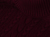 AS FAWOR COLLECTION - SWETER MĘSKI Z GOLFEM - 012310/BORDO