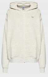 REEBOK - BLUZA DAMSKA ROZPINANA Z KAPTUREM - CL AE LONG FZ HOODIE HG1156 PLUS SIZE