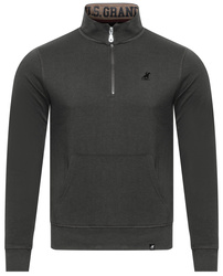 U.S. GRAND POLO EQUIPMENT & APPAREL - BLUZA MĘSKA - SWEATSHIRT WITH HALF ZIP US52300M/340