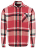 KOSZULA MĘSKA - CZERWONY KRATKA