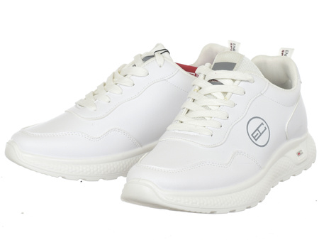 ENRICO COVERI - BUTY MĘSKIE - JUMPER ECS516305/01 TOTAL WHITE