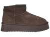 SKÓRZANE BOTKI DAMSKIE - SOLO SOPRANI COUTURE - SSW421P05/04 HUGH PLATFORM CHOCOLATE
