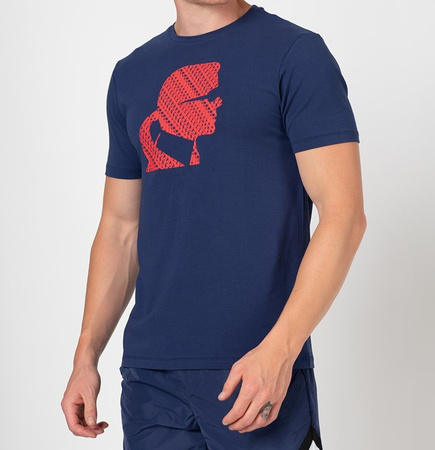 T-shirt męski Karl Lagerfeld - KL20MTS01 - Granatowy