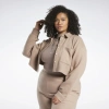 REEBOK - BLUZA DAMSKA ROZPINANA NA GUZIKI - CL WDE FLEECE LAYER IN IB4449 - PLUS SIZE