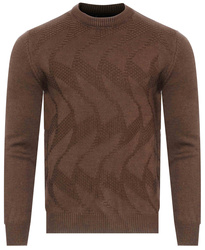 WEENS - SWETER MĘSKI - WS7115 BROWN