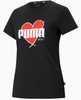 PUMA - T-SHIRT KOSZULKA DAMSKA - HEART TEE 587897-01