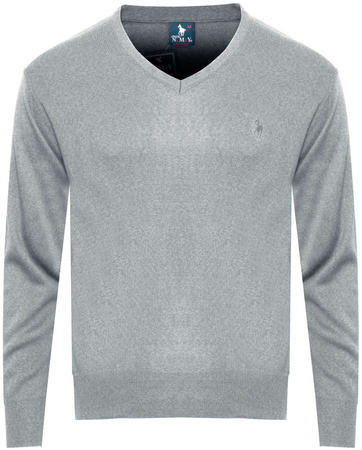 SWETER MĘSKI - V 501 A.GRI