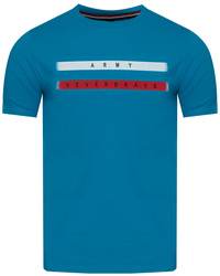 JUMPER - T-SHIRT KOSZULKA MĘSKA - 3033 NIEBIESKI