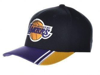 Czapka z daszkiem Mitchell & Ness MN-NBA-FA064-LALAKE-BLKYEL