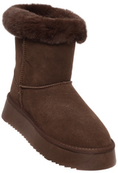 SKÓRZANE BOTKI DAMSKIE  - SOLO SOPRANI COUTURE -  LAPPLAT SCW421P14/51