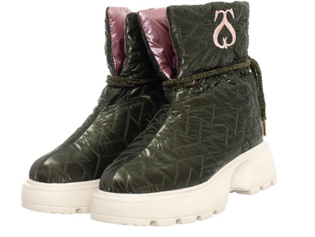 Buty damskie SOLO SOPRANI COUTURE SCW428P59/02 SNOW LOW NYLON DK GREEN