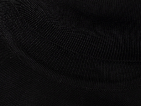 SWETER MĘSKI Z GOLFEM - 1702 CZARNY