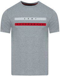 JUMPER - T-SHIRT KOSZULKA MĘSKA - 3033 SZARY