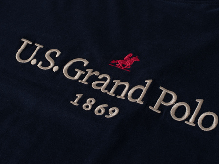 U.S. GRAND POLO EQUIPMENT & APPAREL - KOSZULKA MĘSKA Z DŁUGIM RĘKAWEM - US52603M/3922