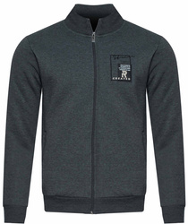 WEENS - BLUZA MĘSKA ROZPINANA - 40 CIEMNOSZARY