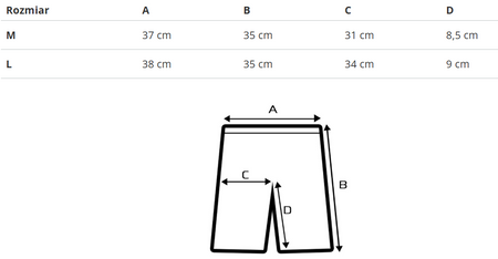 REEBOK - SZORTY SPORTOWE DAMSKIE - WOR KNIT SHORT HD7661