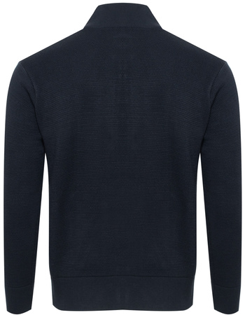 SWETER MĘSKI ROZPINANY - H206 GRANATOWY