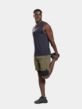 REEBOK - SPODENKI DRESOWE MĘSKIE - TS 2-IN-1 STRENGTH SHORT HA9054