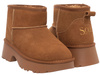 SKÓRZANE BOTKI DAMSKIE - SOLO SOPRANI COUTURE - SSW521P30/21 LEA SUEDE